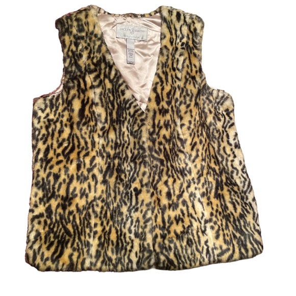 Jaclyn Smith Jackets & Blazers - Jaclyn Smith Collection Leopard Vest EUC